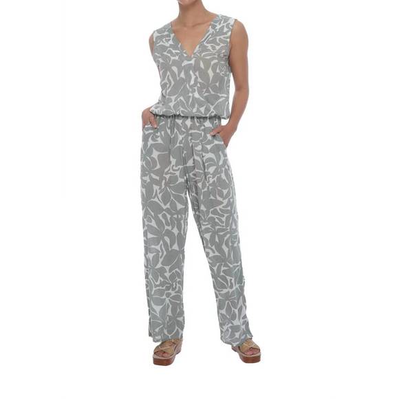 NEW KHUSH essential kahaia jumpsuit in frangipani silver
